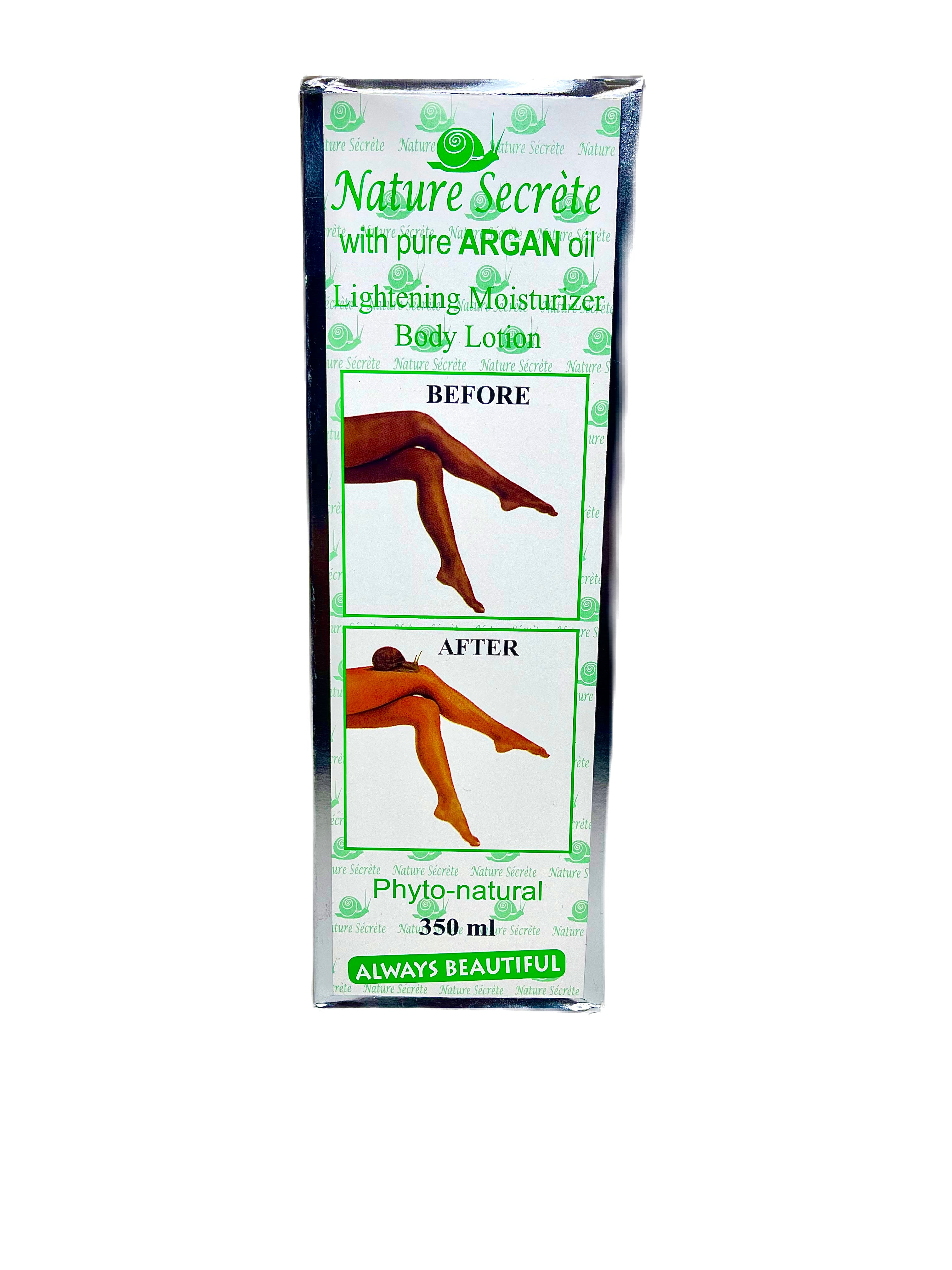 Nature Secrete Lightening Moisturizer Body Lotion with Argan Oil