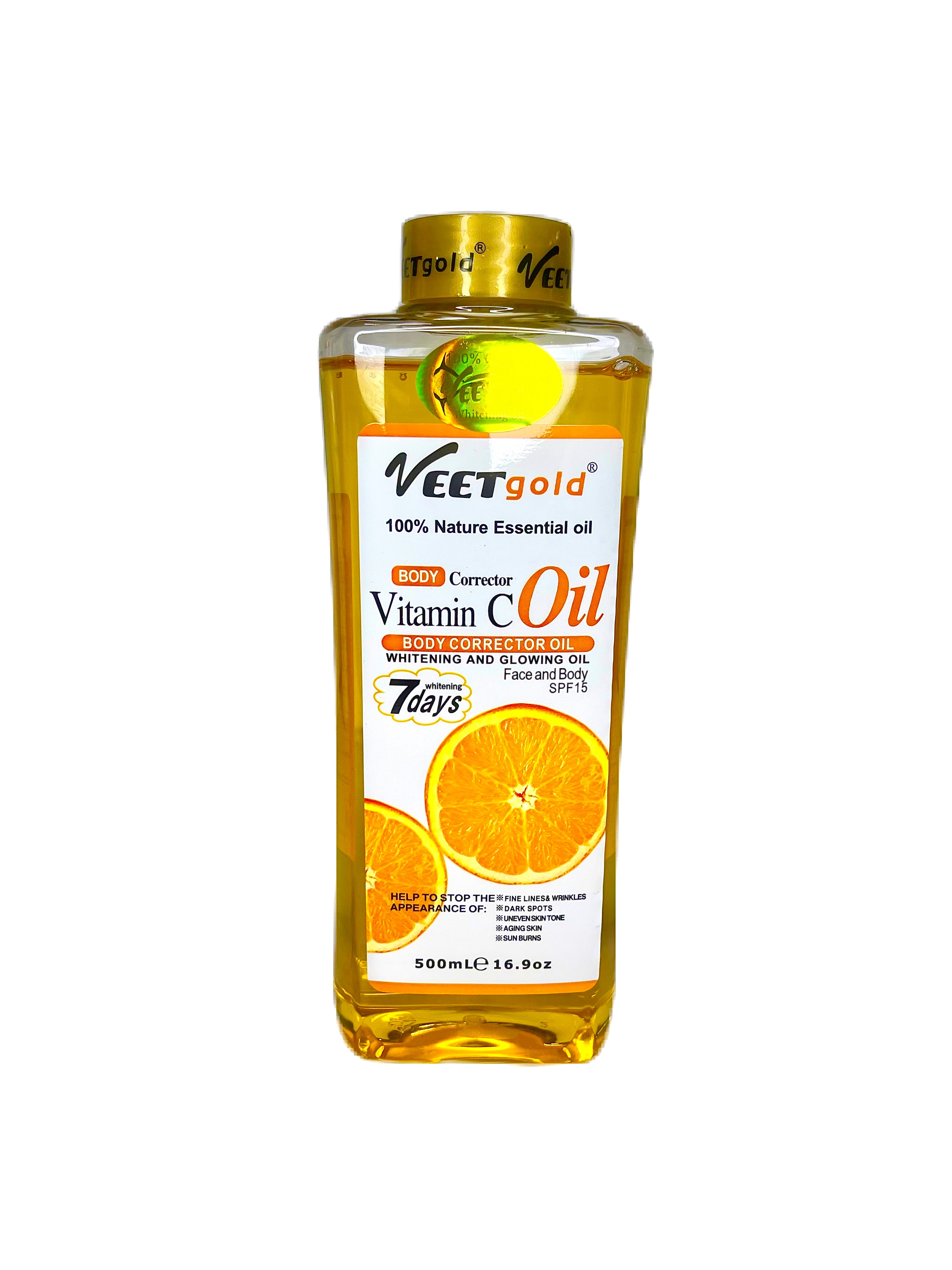 Veet Gold Vitamin C Body Whitening and Glowing Oil