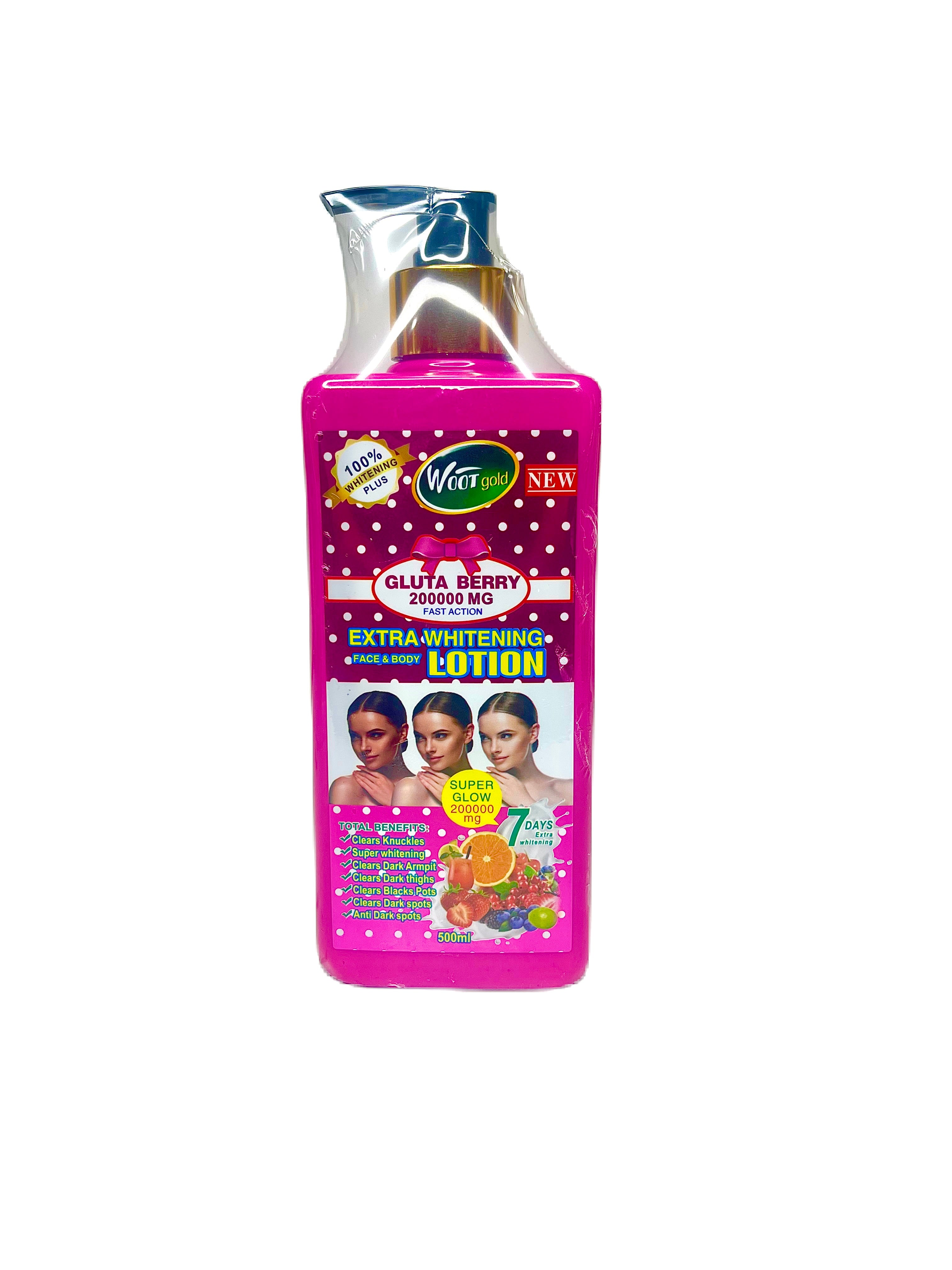 Woot Gold Extra Whitening Face & Body Lotion