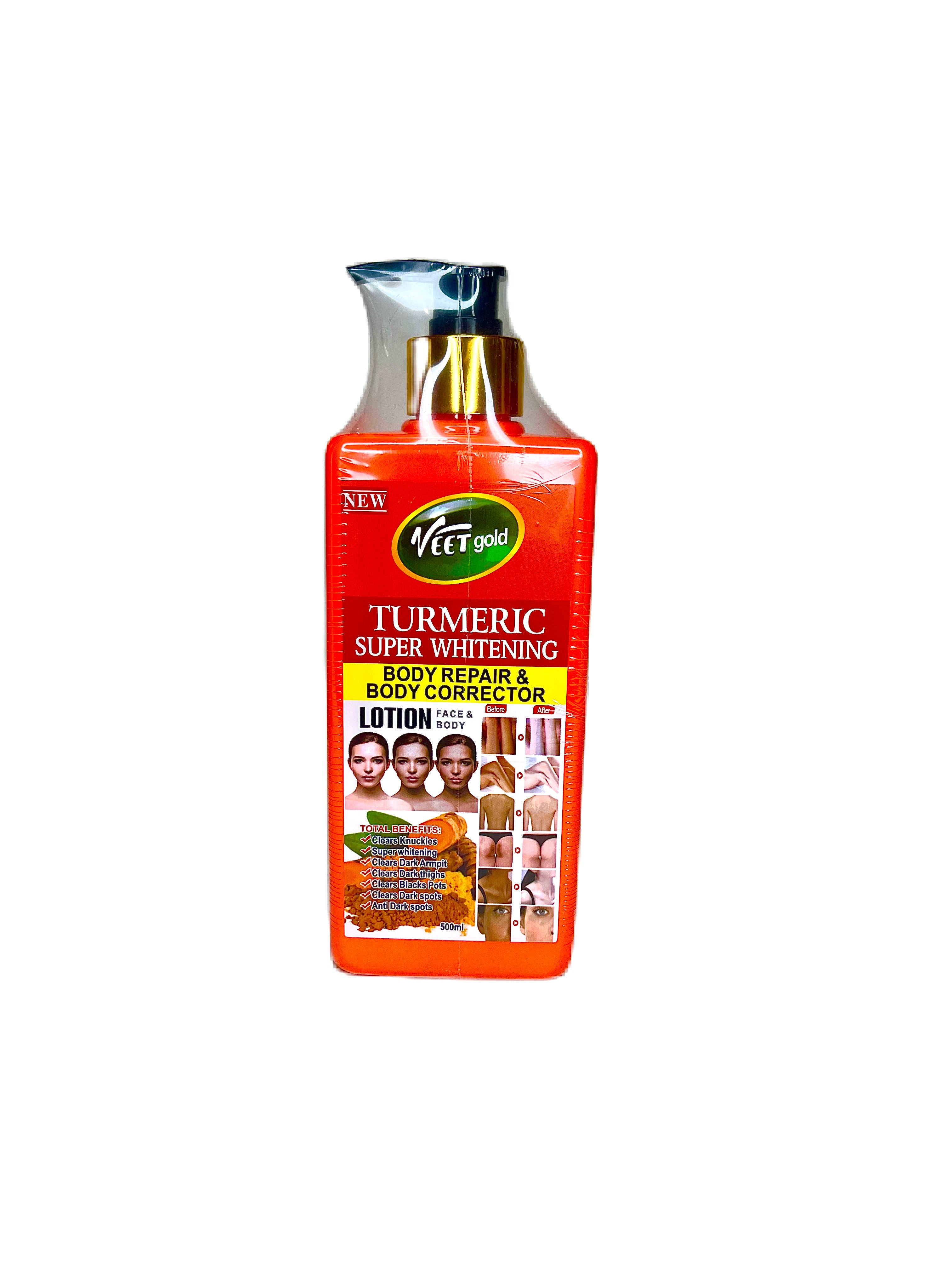 Veet Gold Turmeric Super Whitening Body Repair & Body Corrector Lotion