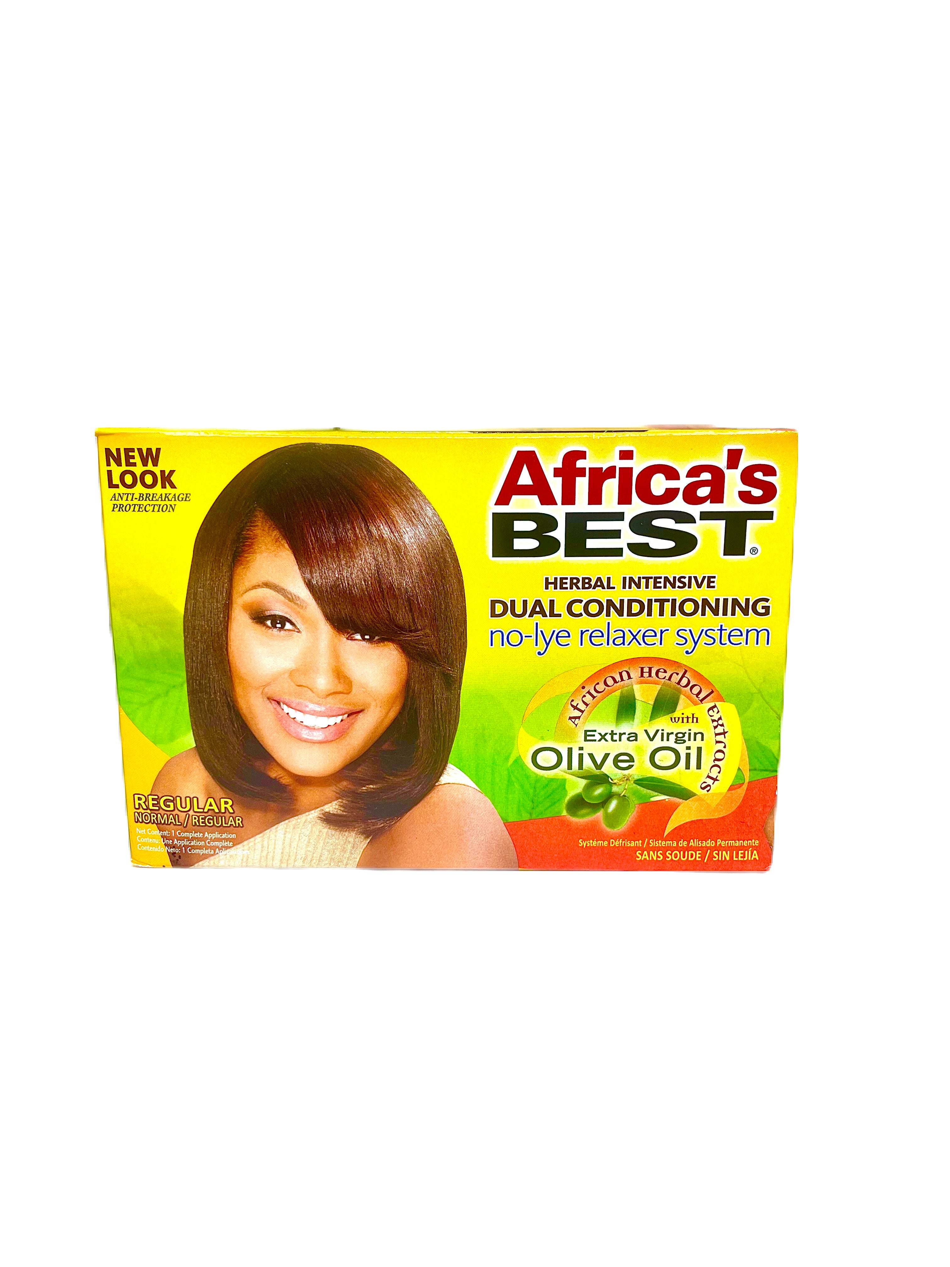 Africa’s Best Herbal Intensive Dual Conditioning No-Lye Relaxer System