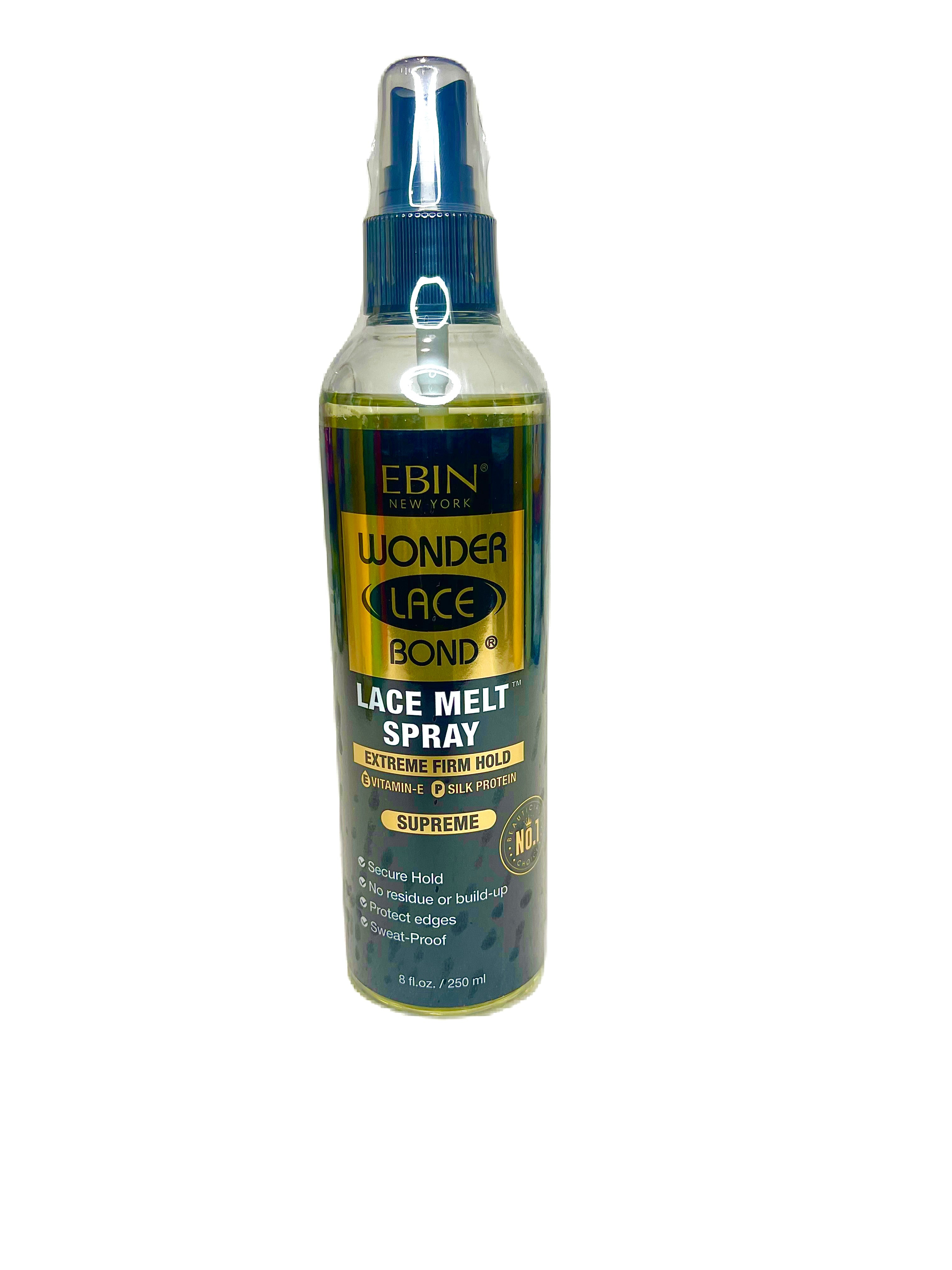 Ebin Wonder Lace Bond Lace Melt Spray Extreme Firm Hold
