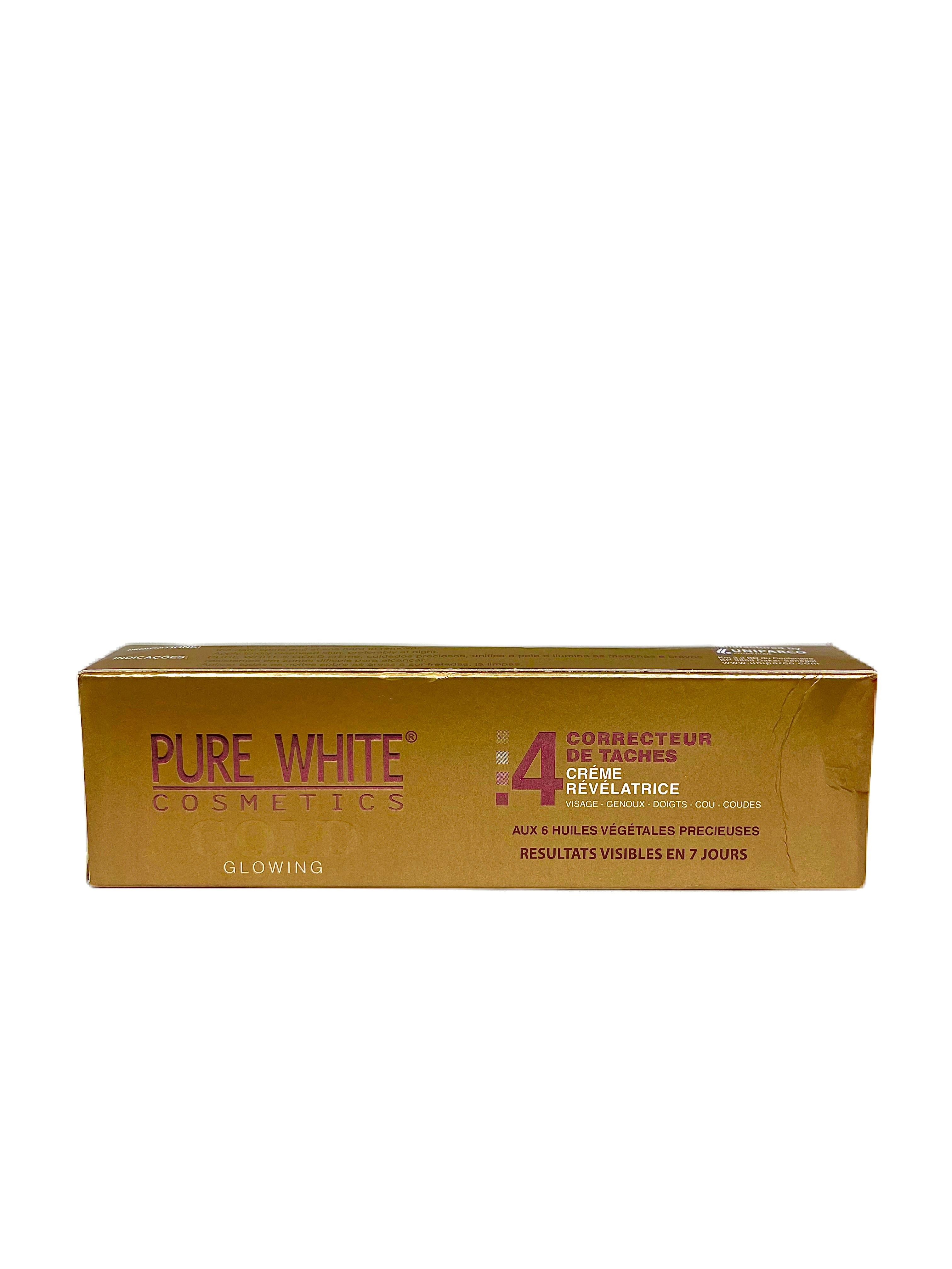 Pure White Cosmetics Gold Glowing 4 Creme Revelatrice