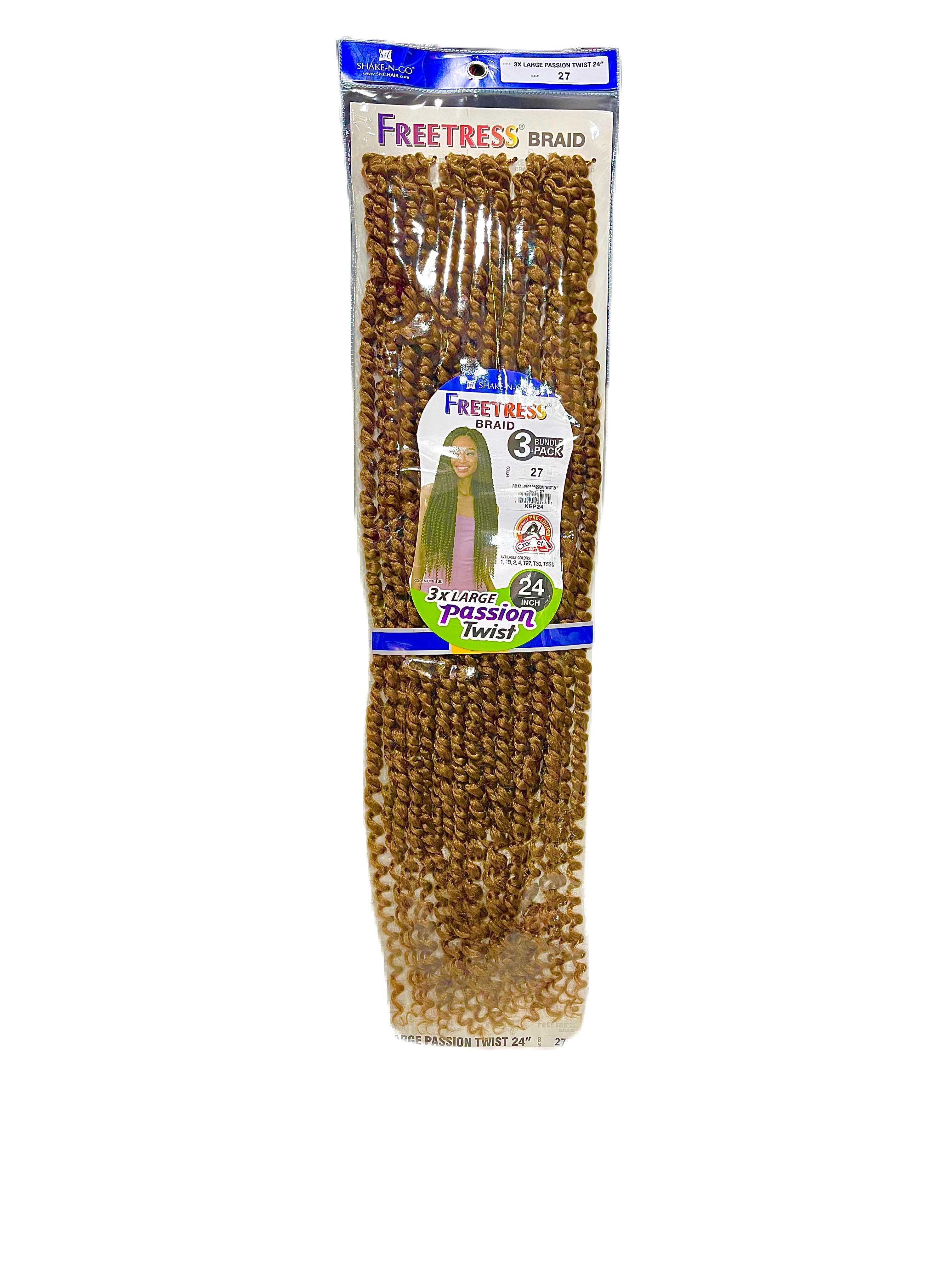 Shake-N-Go Freetress Braid 3x Large Passion Twist 24inch
