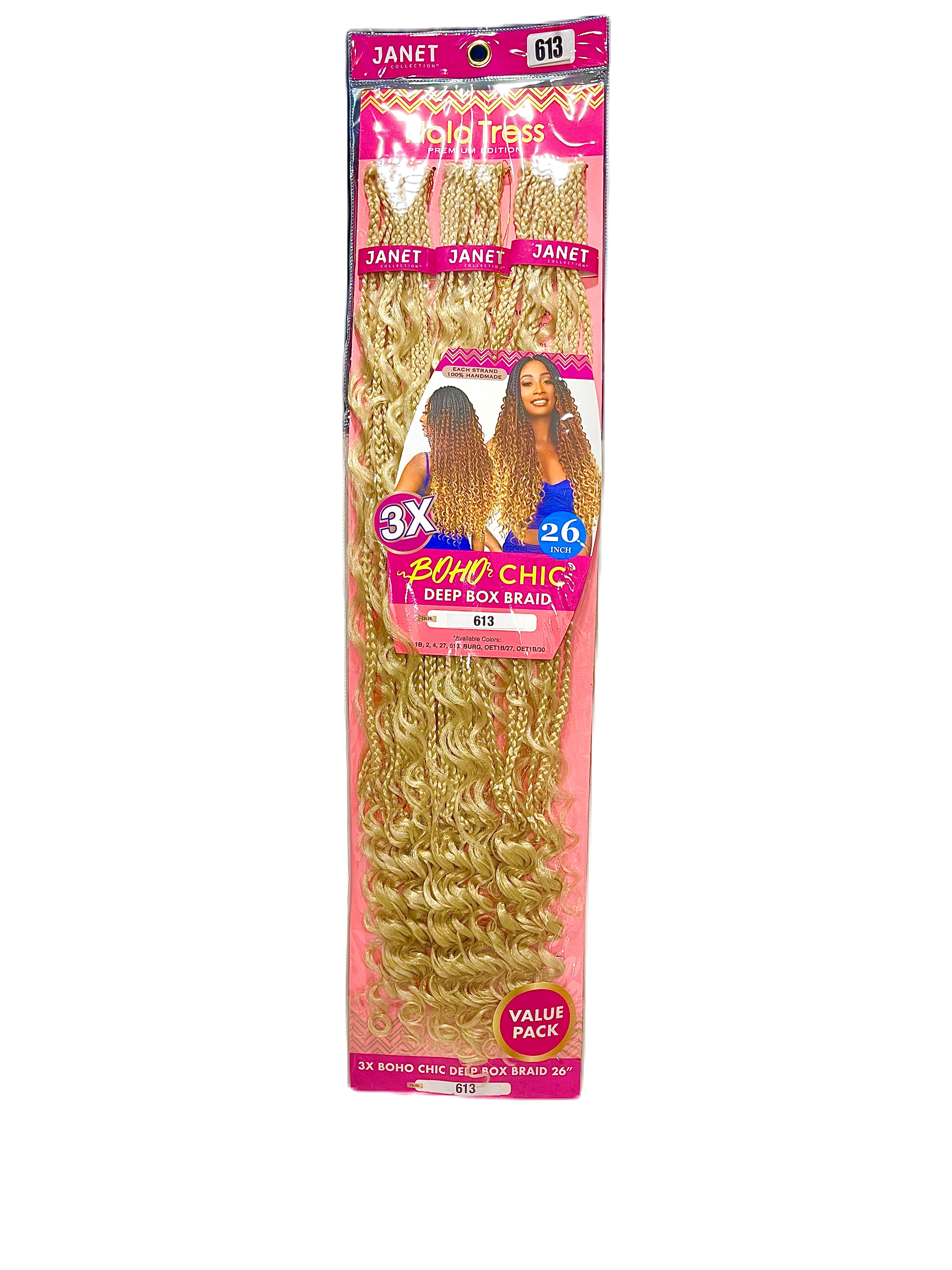 Janet Collection Nala Tress Boho Chic Deep Box Braid 26inch