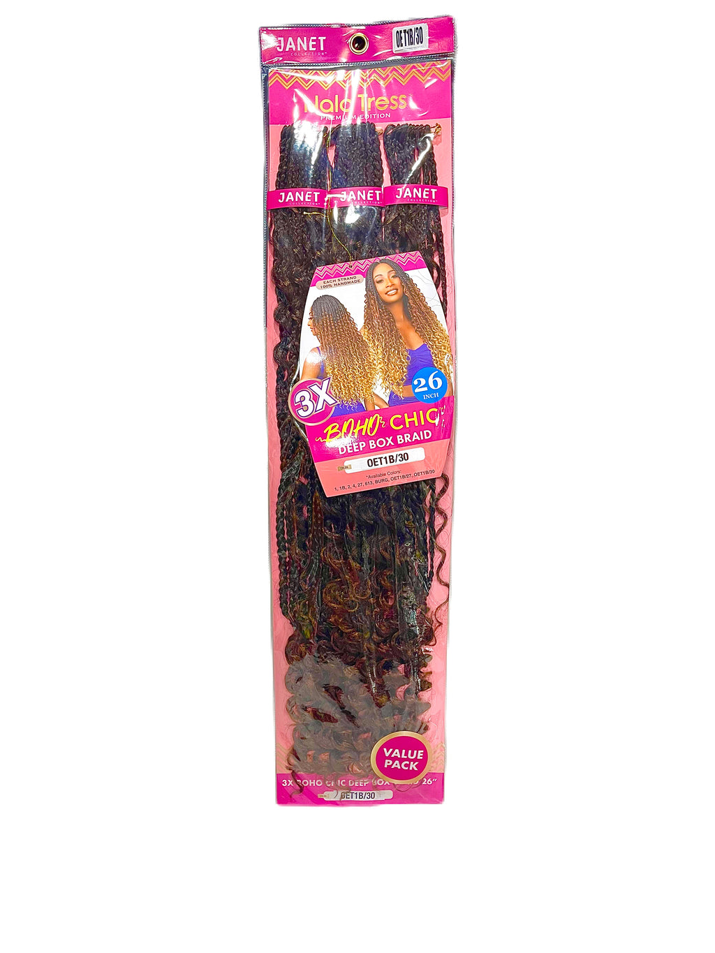 Janet Collection Nala Tress Boho Chic Deep Box Braid 26inch